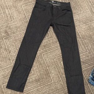 7 For All Mankind Men's PAXTYN Black Skinny Jeans